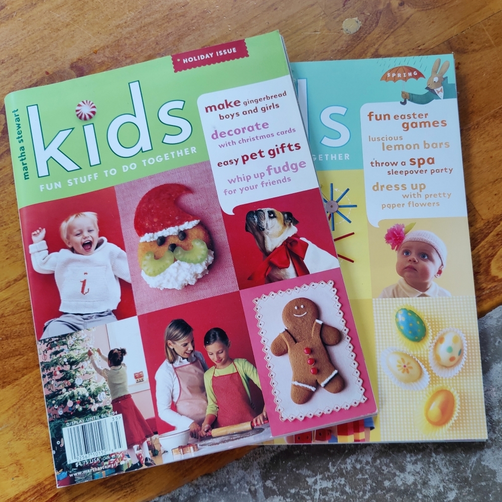 Martha Stewart Kids Fun Activity Magazine Bundle Xmas Crafts
